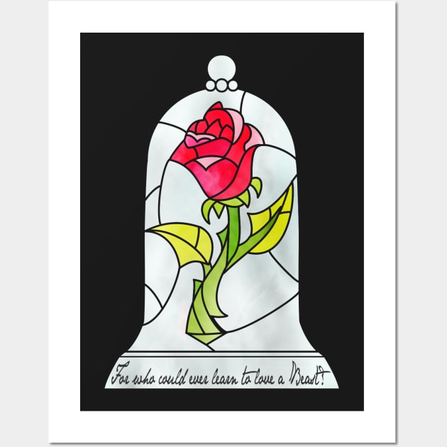 BEAUTY AND THE BEAST Wall Art by RobyL